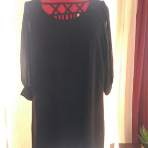 Black tunic style shirt